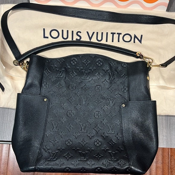 Beautiful black leather LV bag previously loved and cherished. - Picture 2 of 9